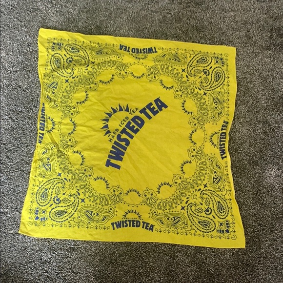 Twisted Tea Yellow Bandana - Picture 1 of 1